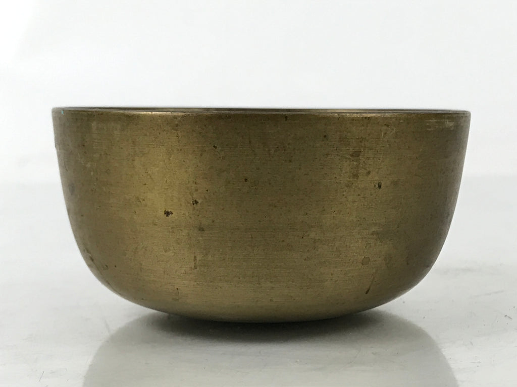 Japanese Buddhist Altar Fitting Brass Metal Orin Bell Singing Bowl Butsugu BA587
