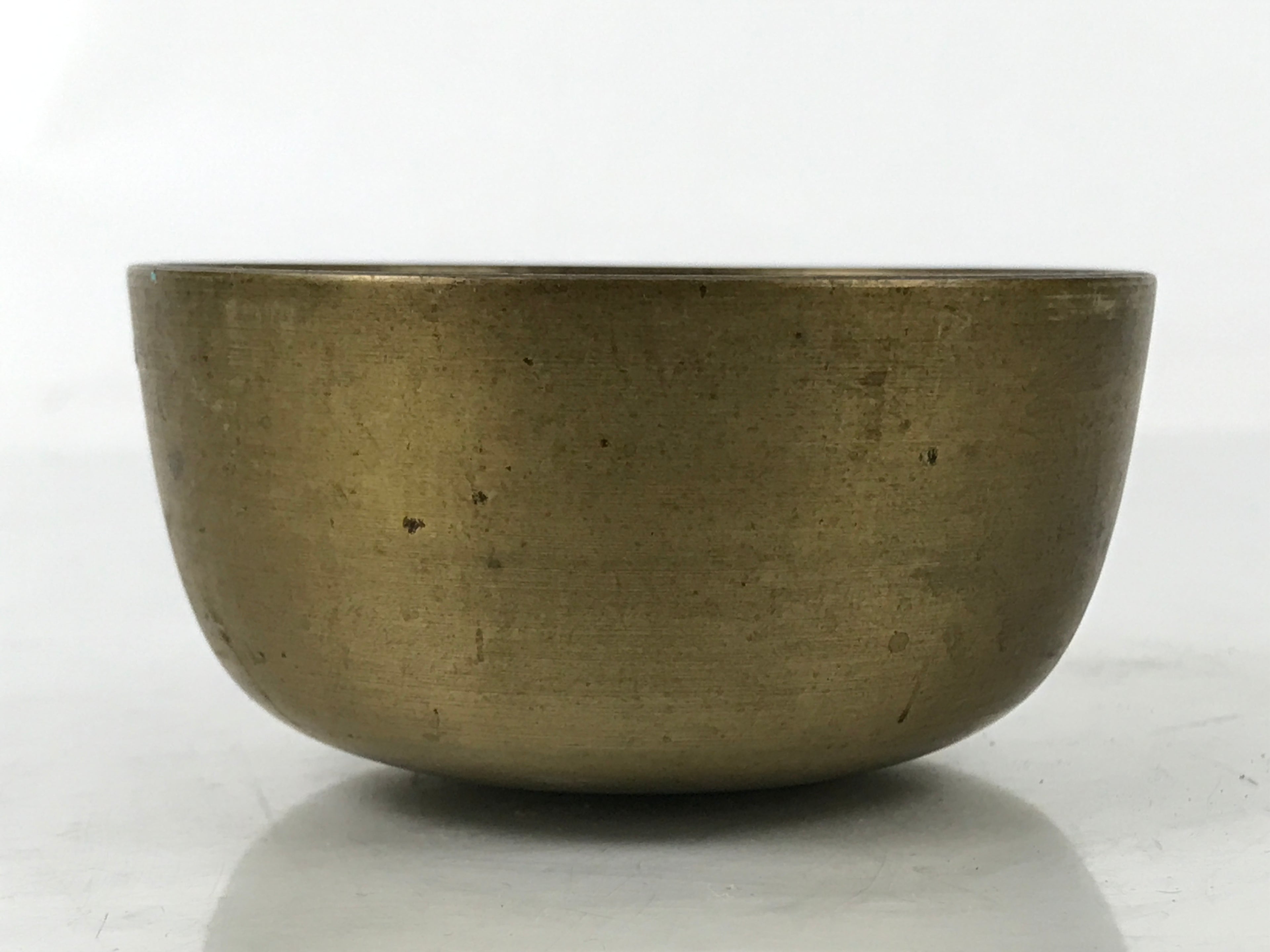 Japanese Buddhist Altar Fitting Brass Metal Orin Bell Singing Bowl Butsugu BA587