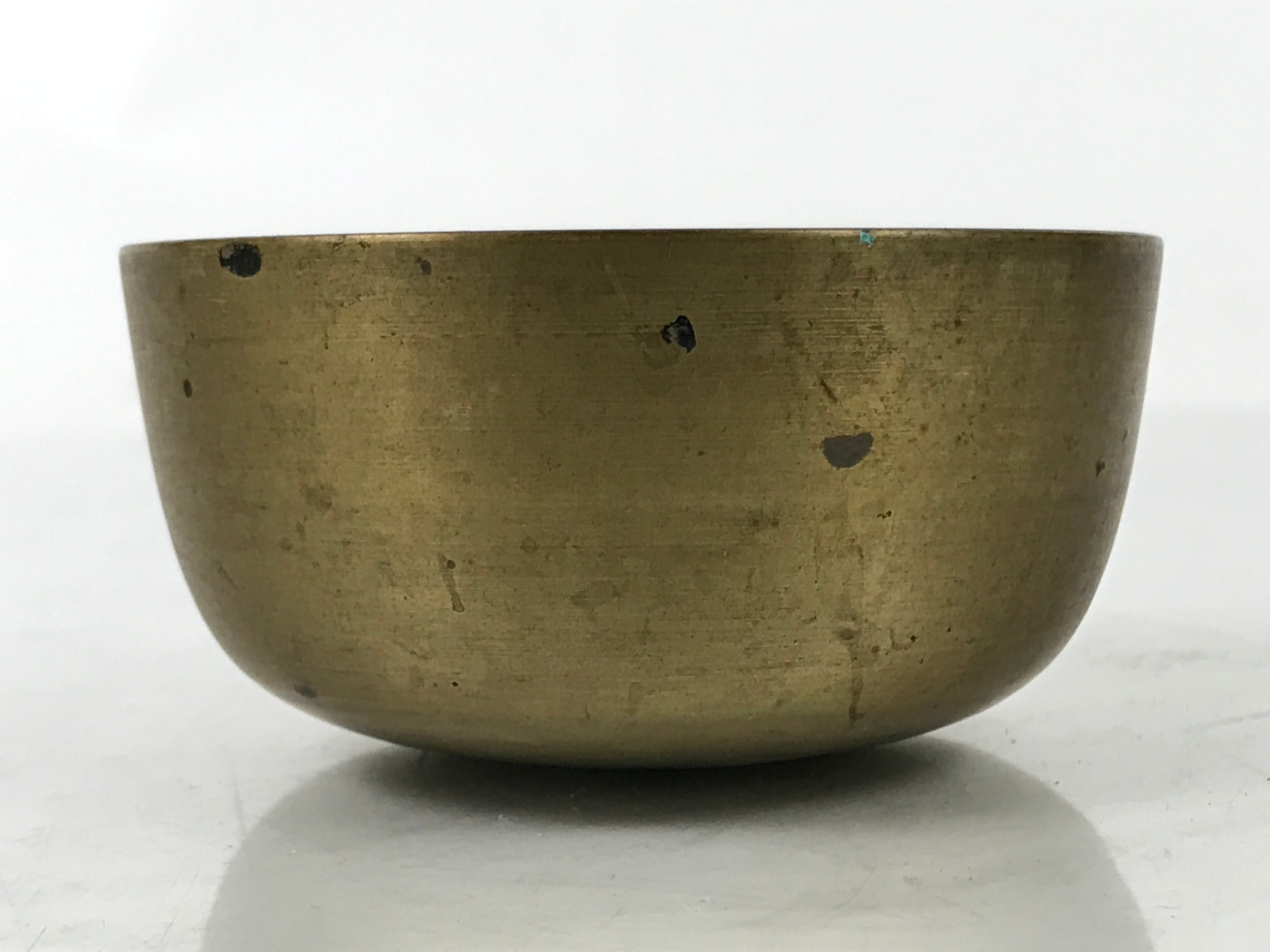 Japanese Buddhist Altar Fitting Brass Metal Orin Bell Singing Bowl Butsugu BA587