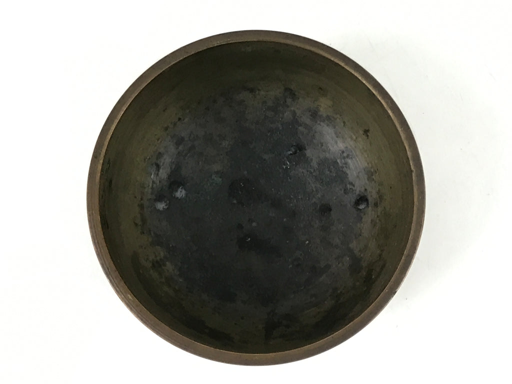 Japanese Buddhist Altar Fitting Brass Metal Orin Bell Singing Bowl Butsugu BA587