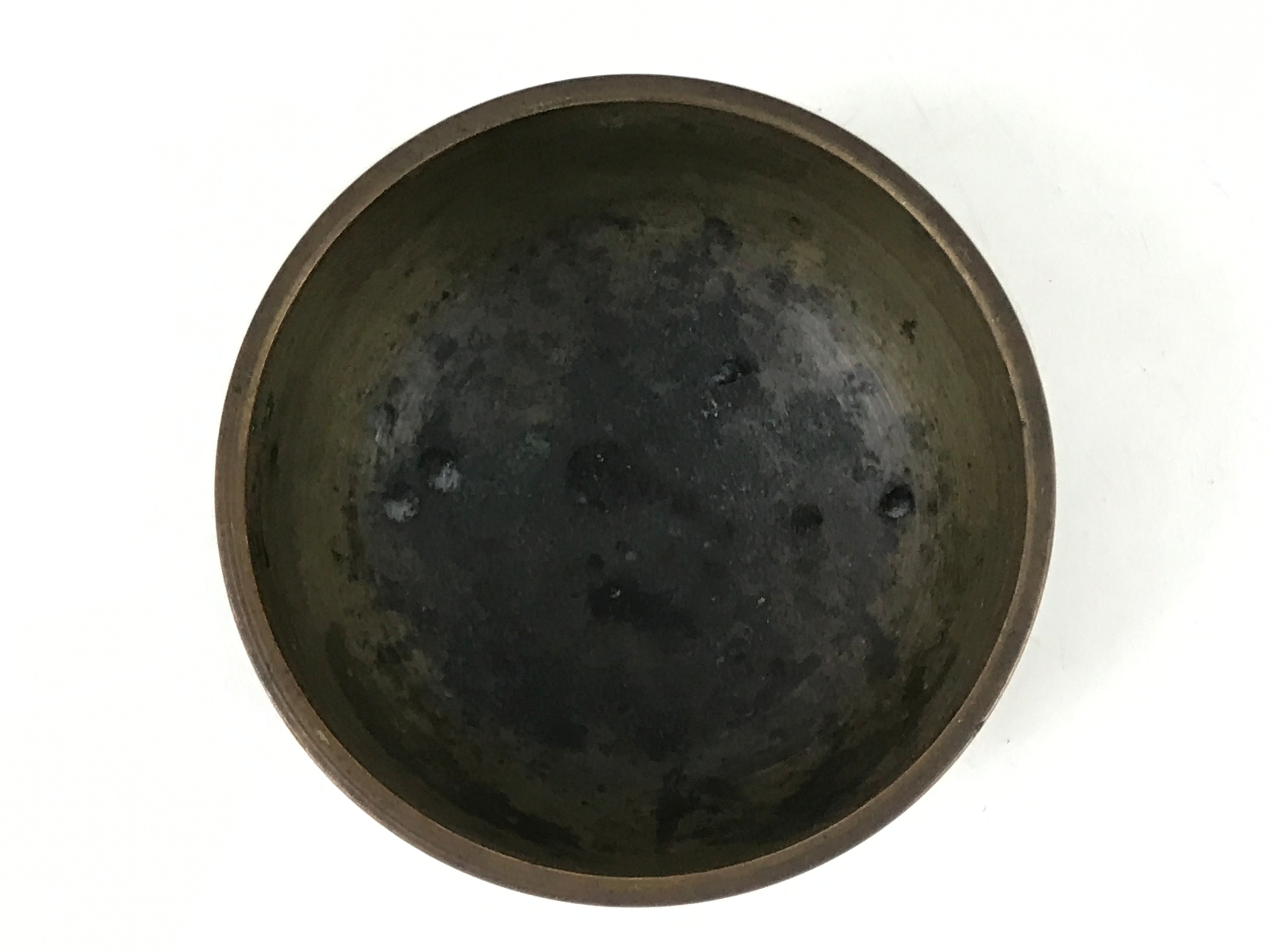 Japanese Buddhist Altar Fitting Brass Metal Orin Bell Singing Bowl Butsugu BA587