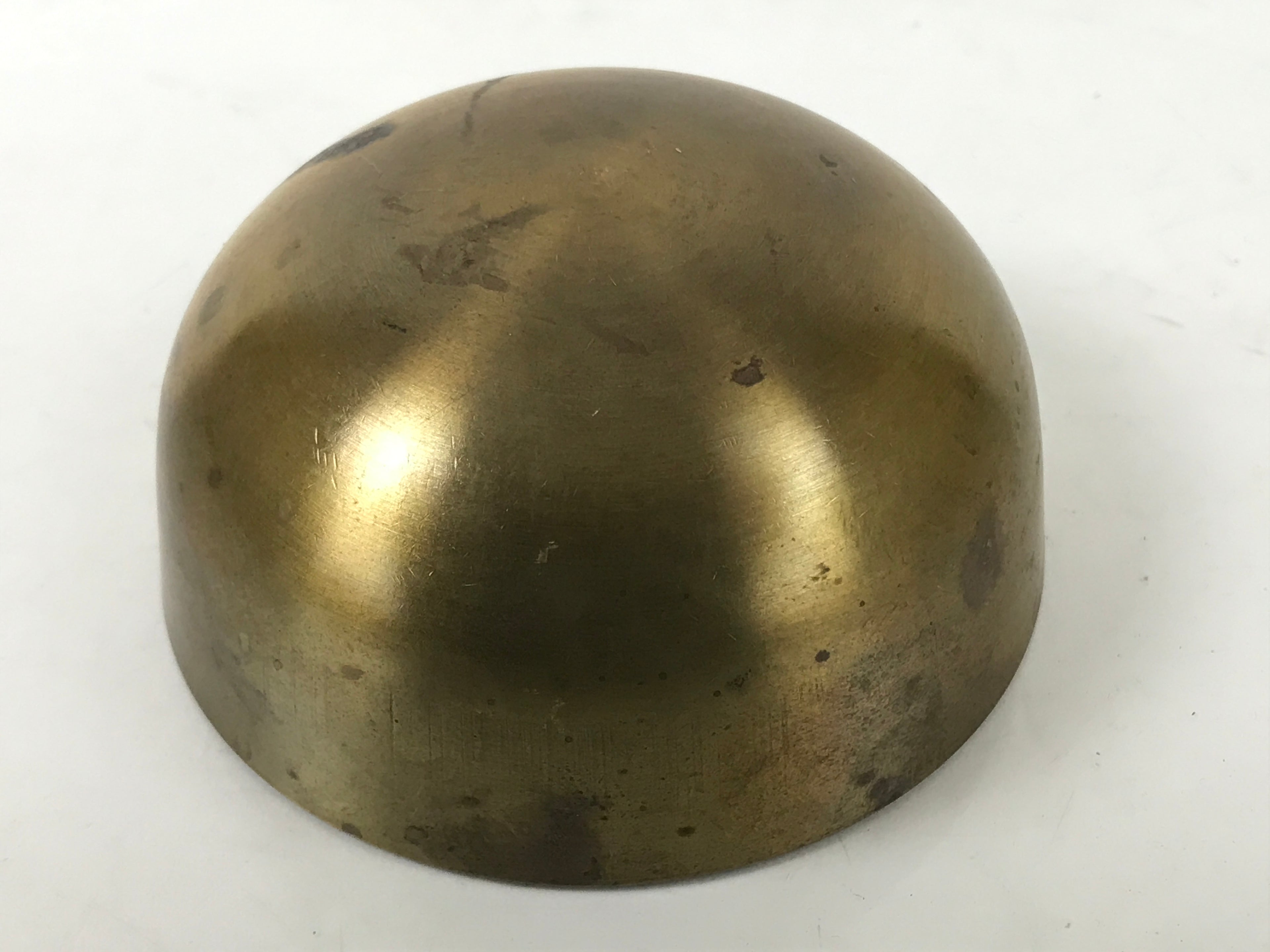 Japanese Buddhist Altar Fitting Brass Metal Orin Bell Singing Bowl Butsugu BA588