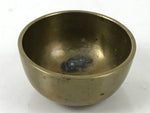 Japanese Buddhist Altar Fitting Brass Metal Orin Bell Singing Bowl Butsugu BA593