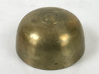 Japanese Buddhist Altar Fitting Brass Metal Orin Bell Singing Bowl Butsugu BA593