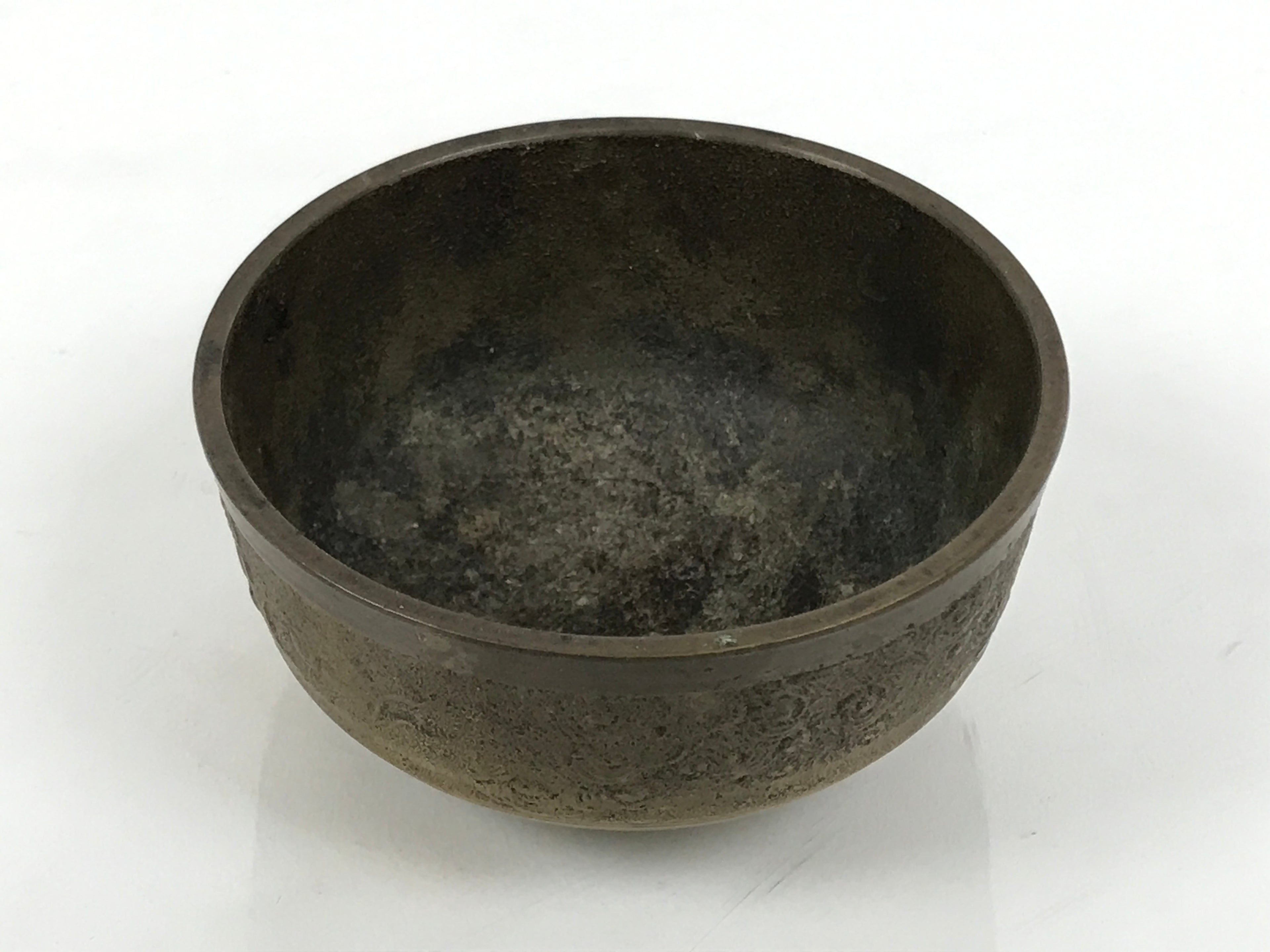 Japanese Buddhist Altar Fitting Brass Metal Orin Bell Singing Bowl Butsugu BA906
