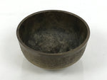 Japanese Buddhist Altar Fitting Brass Metal Orin Bell Singing Bowl Butsugu BA906