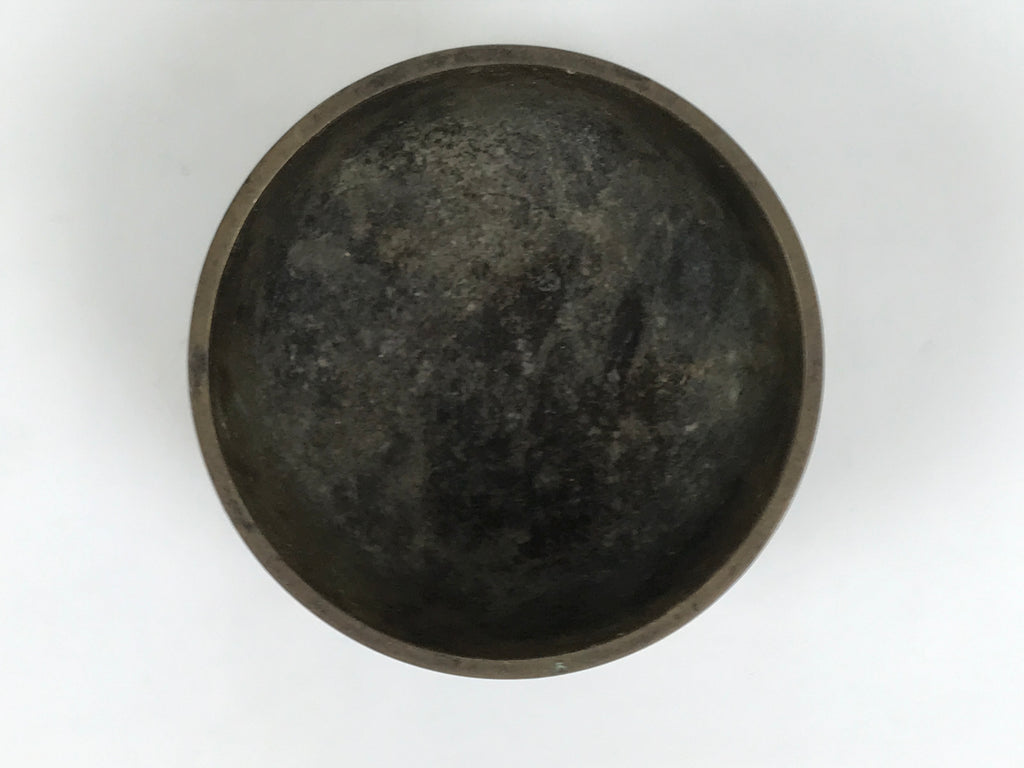 Japanese Buddhist Altar Fitting Brass Metal Orin Bell Singing Bowl Butsugu BA906