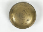 Japanese Buddhist Altar Fitting Brass Metal Orin Bell Singing Bowl Butsugu BA906