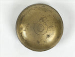 Japanese Buddhist Altar Fitting Brass Metal Orin Bell Singing Bowl Butsugu BA906