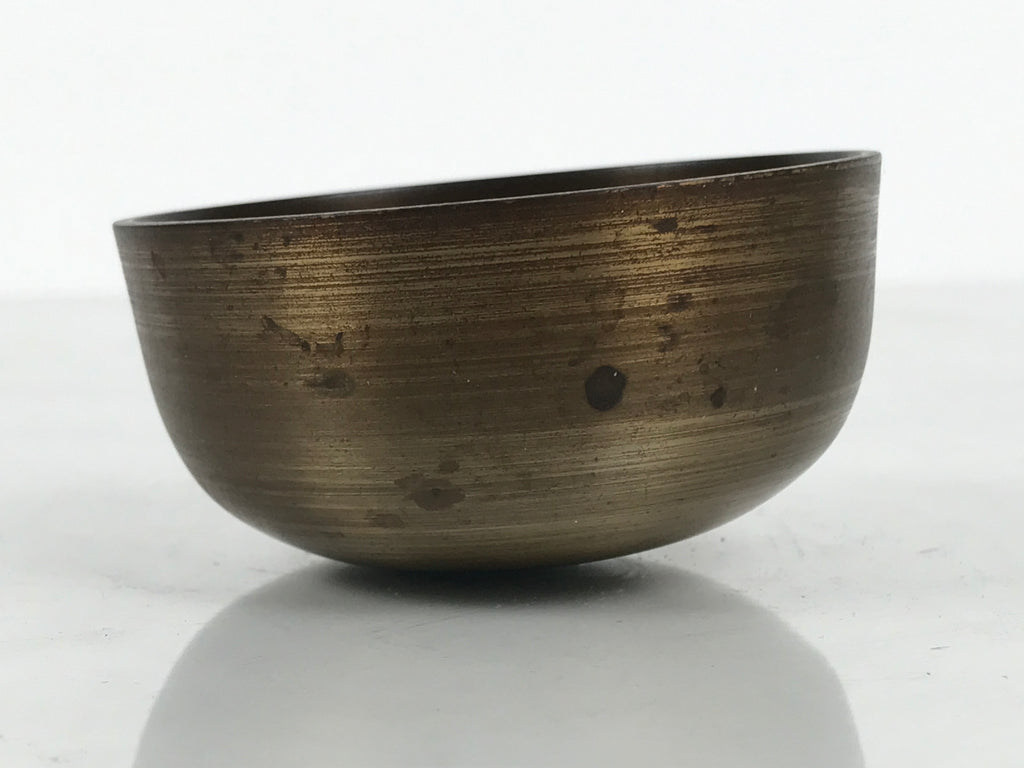 Japanese Buddhist Altar Fitting Brass Metal Orin Bell Singing Bowl Butsugu BA907