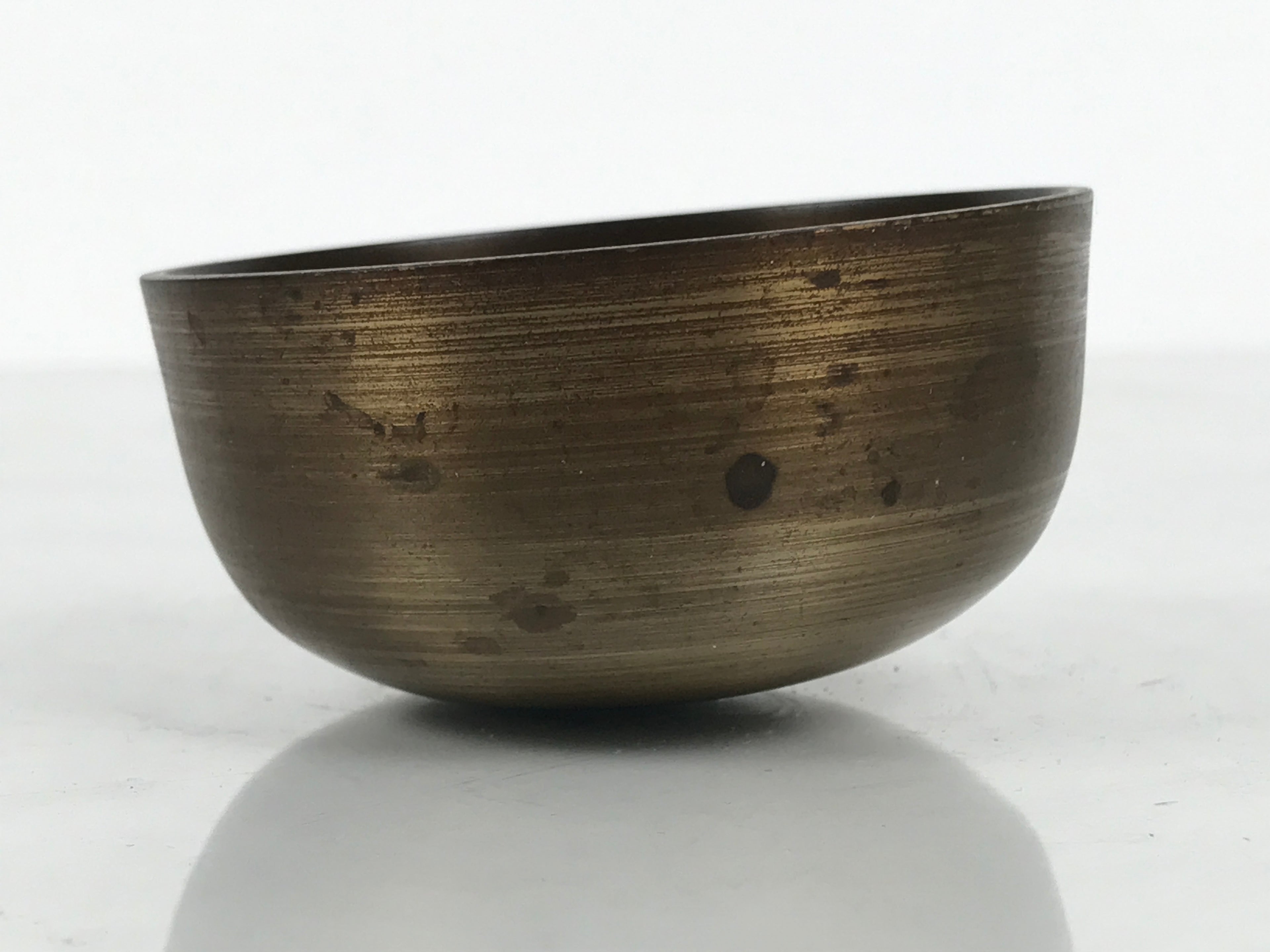 Japanese Buddhist Altar Fitting Brass Metal Orin Bell Singing Bowl Butsugu BA907