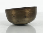 Japanese Buddhist Altar Fitting Brass Metal Orin Bell Singing Bowl Butsugu BA907