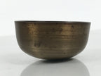 Japanese Buddhist Altar Fitting Brass Metal Orin Bell Singing Bowl Butsugu BA907