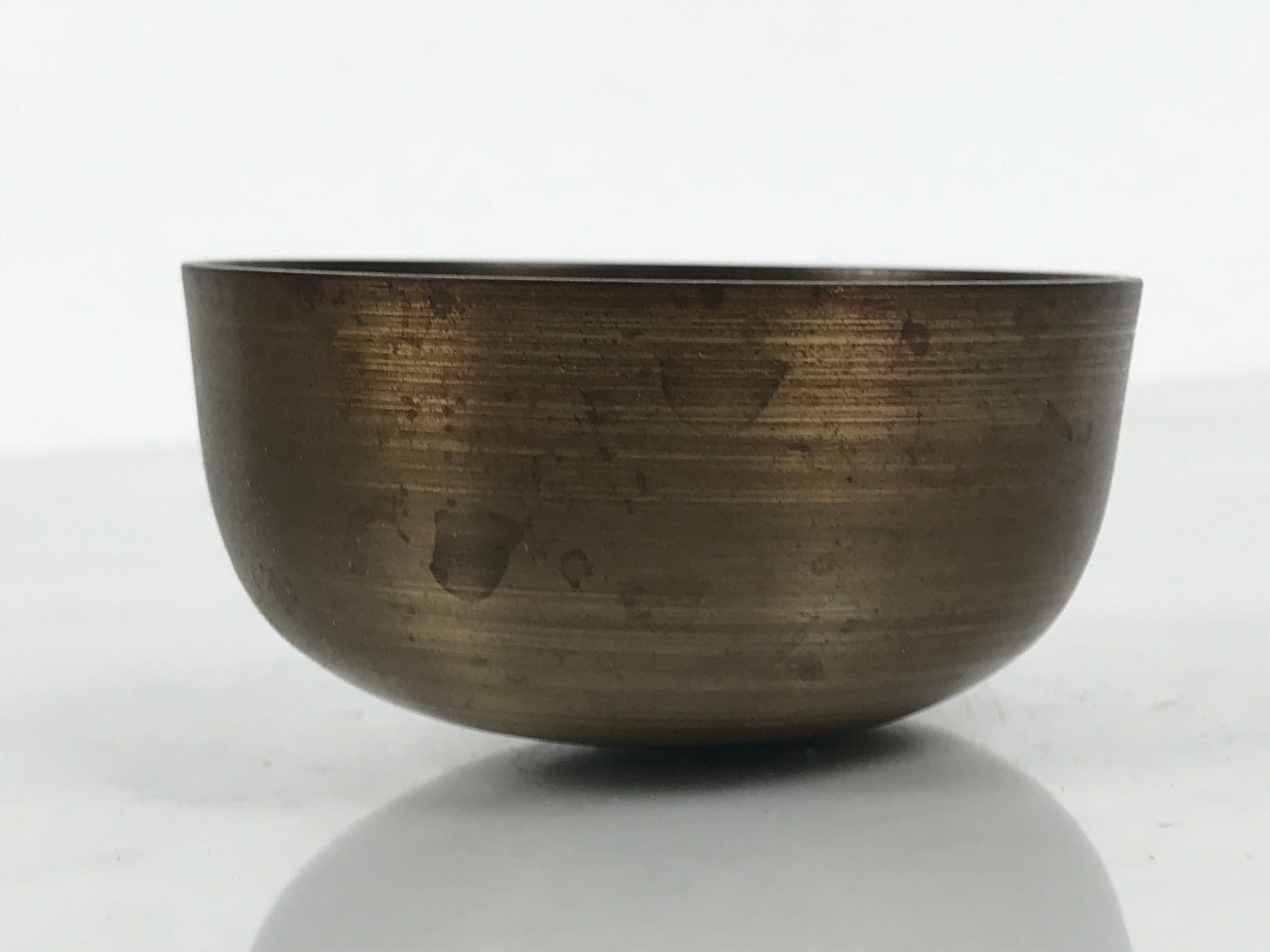 Japanese Buddhist Altar Fitting Brass Metal Orin Bell Singing Bowl Butsugu BA907