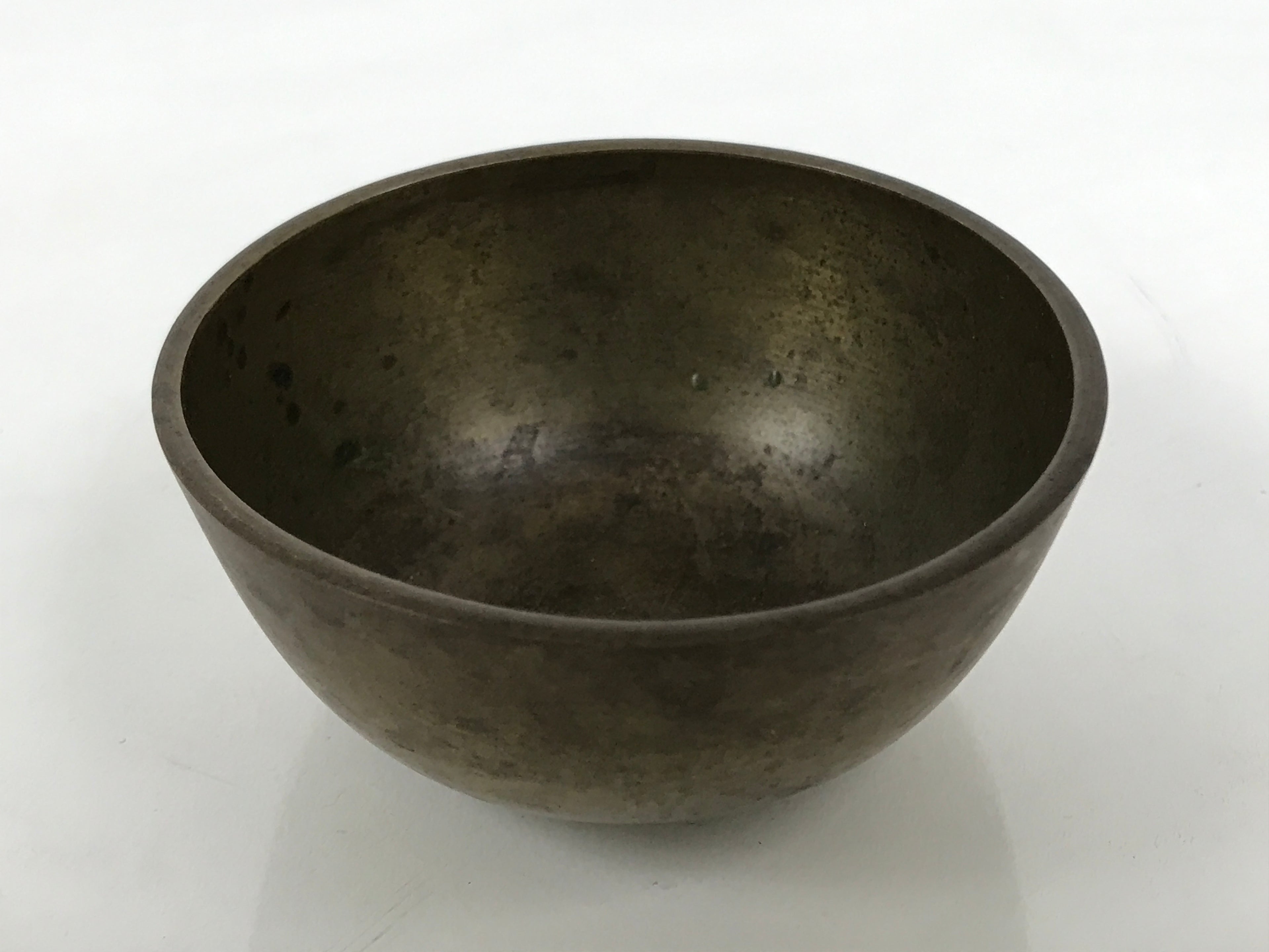 Japanese Buddhist Altar Fitting Brass Metal Orin Bell Singing Bowl Butsugu BA908