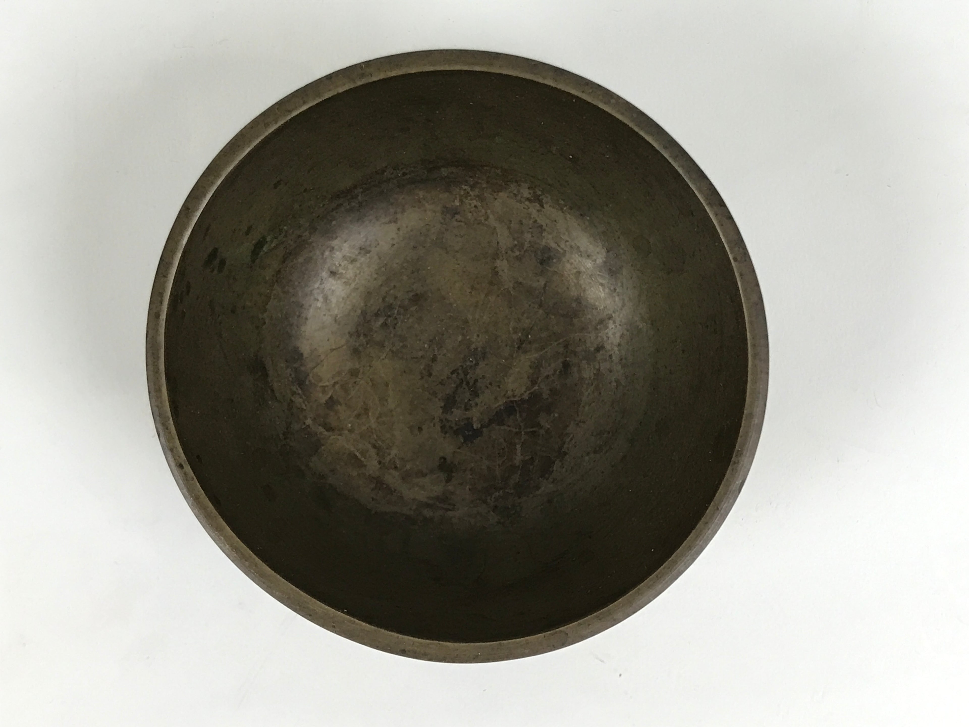 Japanese Buddhist Altar Fitting Brass Metal Orin Bell Singing Bowl Butsugu BA908