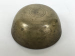 Japanese Buddhist Altar Fitting Brass Metal Orin Bell Singing Bowl Butsugu BA908