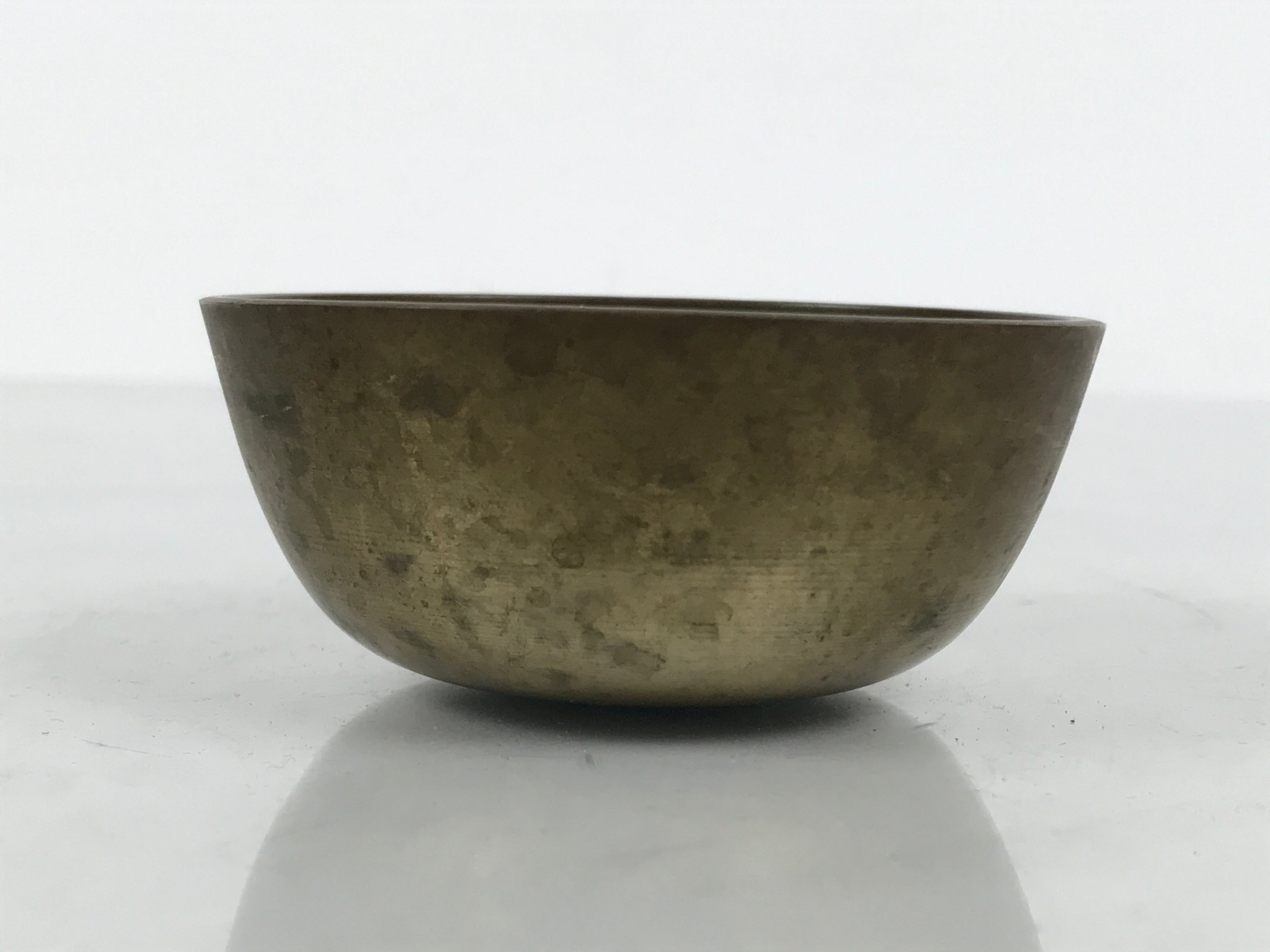 Japanese Buddhist Altar Fitting Brass Metal Orin Bell Singing Bowl Butsugu BA908