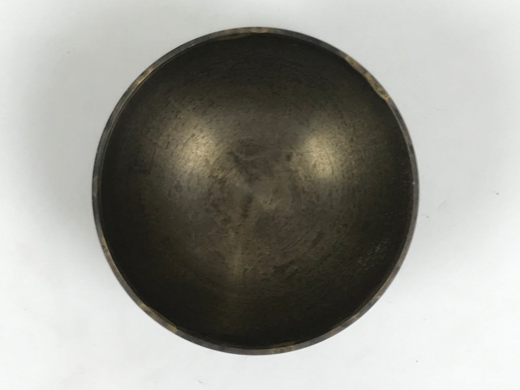 Japanese Buddhist Altar Fitting Brass Metal Orin Bell Singing Bowl Butsugu BA909