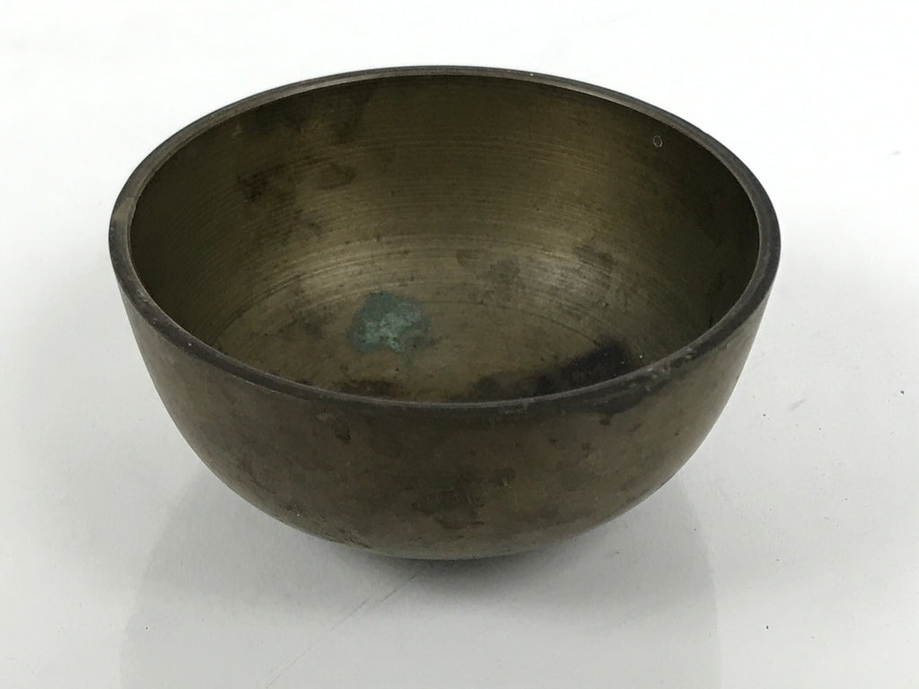 Japanese Buddhist Altar Fitting Brass Metal Orin Bell Singing Bowl Butsugu BA910