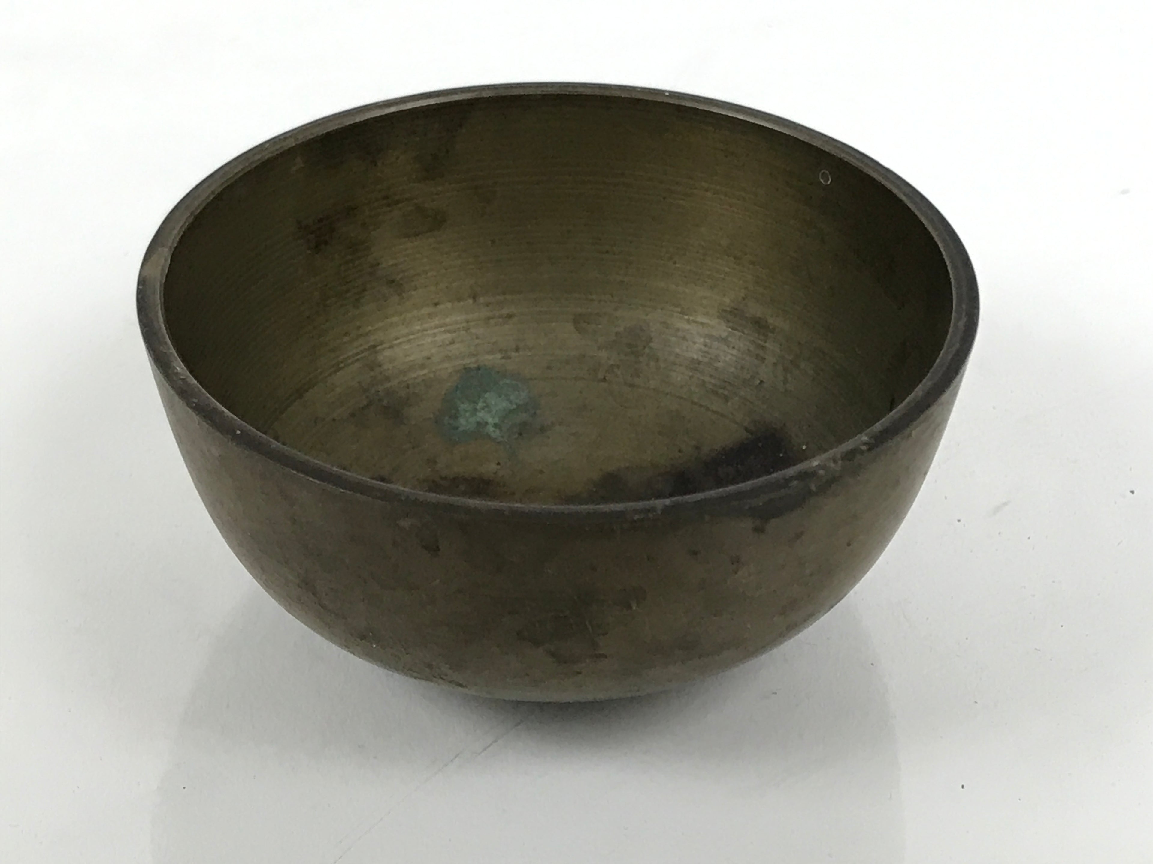 Japanese Buddhist Altar Fitting Brass Metal Orin Bell Singing Bowl Butsugu BA910