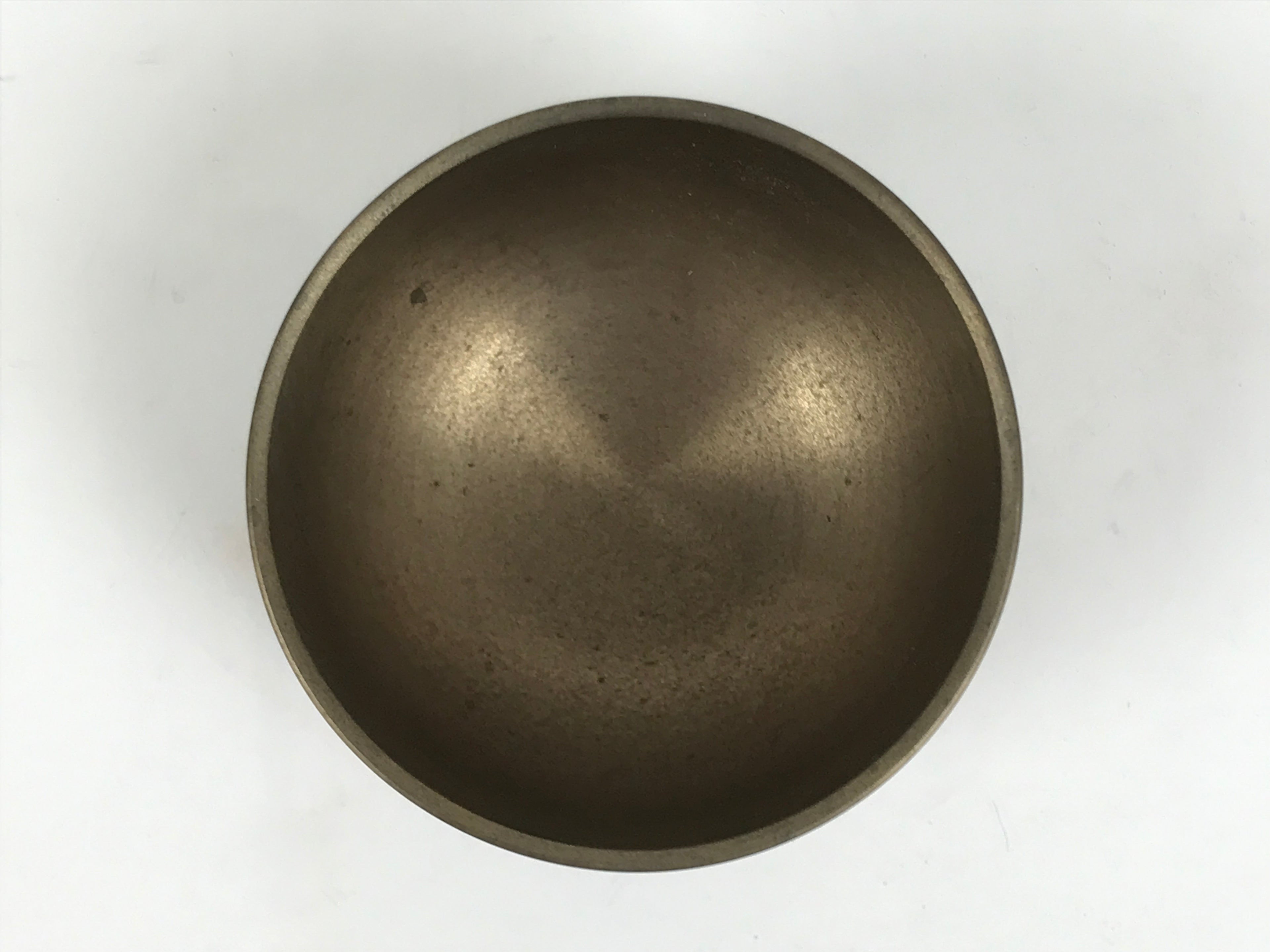 Japanese Buddhist Altar Fitting Brass Metal Orin Bell Singing Bowl Butsugu BA911
