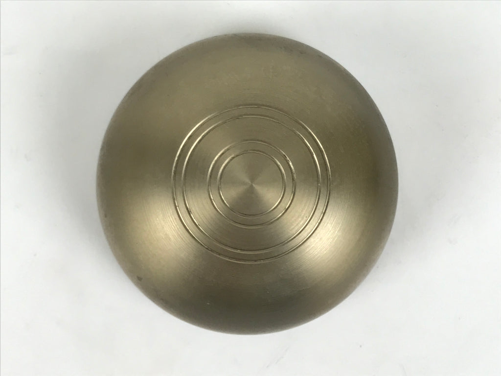 Japanese Buddhist Altar Fitting Brass Metal Orin Bell Singing Bowl Butsugu BA911