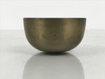 Japanese Buddhist Altar Fitting Brass Metal Orin Bell Singing Bowl Butsugu BA911
