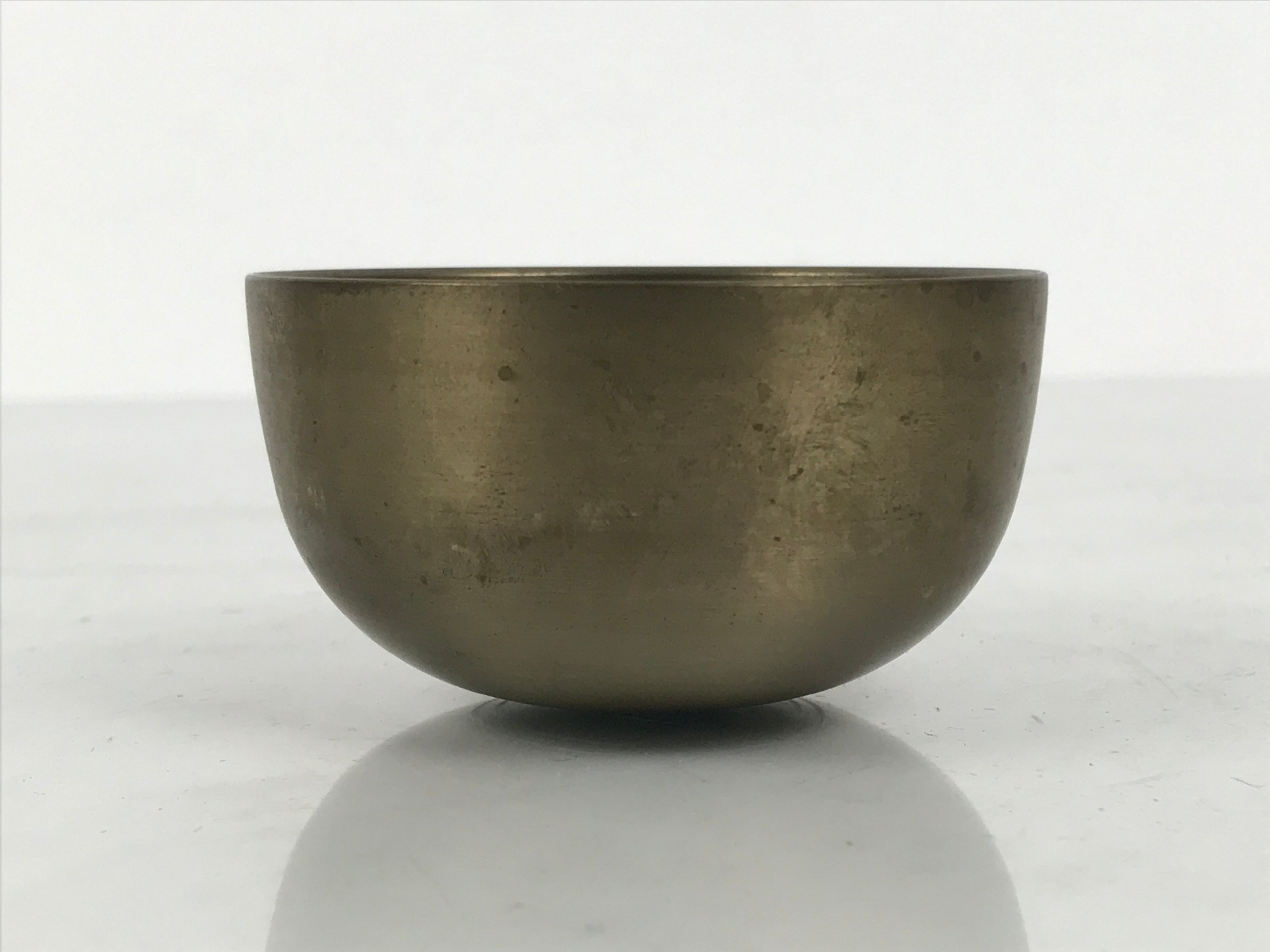 Japanese Buddhist Altar Fitting Brass Metal Orin Bell Singing Bowl Butsugu BA911