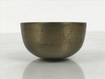 Japanese Buddhist Altar Fitting Brass Metal Orin Bell Singing Bowl Butsugu BA911