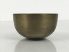 Japanese Buddhist Altar Fitting Brass Metal Orin Bell Singing Bowl Butsugu BA911
