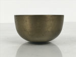 Japanese Buddhist Altar Fitting Brass Metal Orin Bell Singing Bowl Butsugu BA911