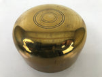 Japanese Buddhist Altar Fitting Brass Orin Bell Singing Bowl Resin Stand BA492