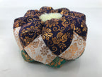 Japanese Buddhist Altar Fitting Brass Orin Bell Singing Bowl Resin Stand BA617