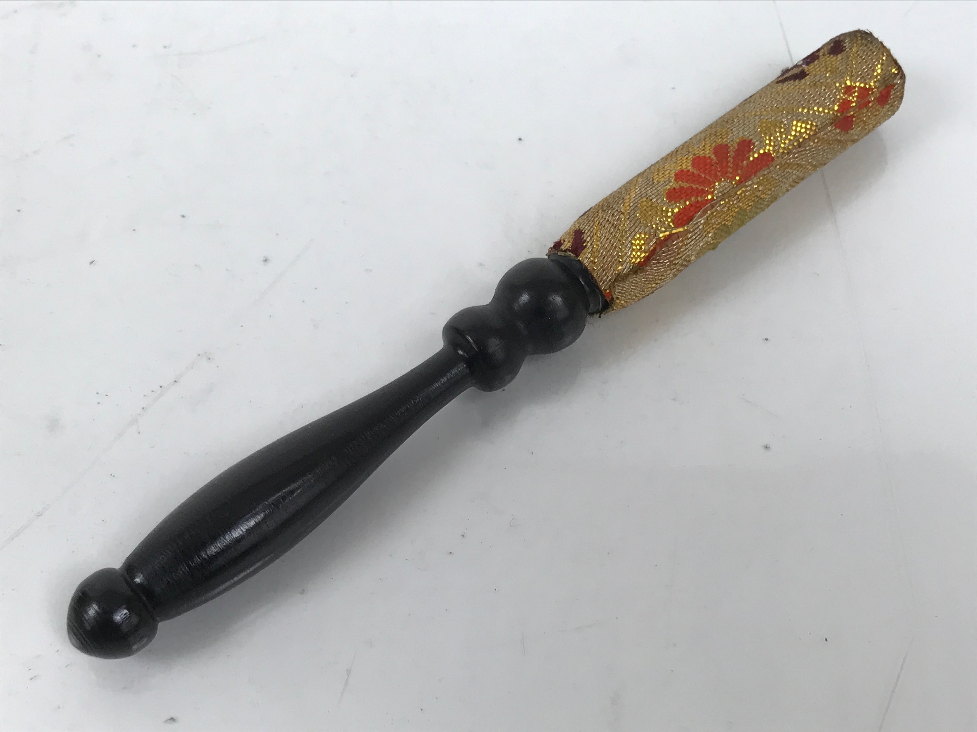 Japanese Buddhist Altar Fitting Brass Orin Bell Singing Bowl Resin Stand BA617
