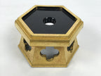 Japanese Buddhist Altar Fitting Brass Orin Bell Singing Bowl Resin Stand BA904