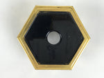 Japanese Buddhist Altar Fitting Brass Orin Bell Singing Bowl Resin Stand BA904