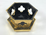 Japanese Buddhist Altar Fitting Brass Orin Bell Singing Bowl Resin Stand BA904