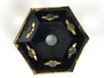 Japanese Buddhist Altar Fitting Brass Orin Bell Singing Bowl Resin Stand BA904