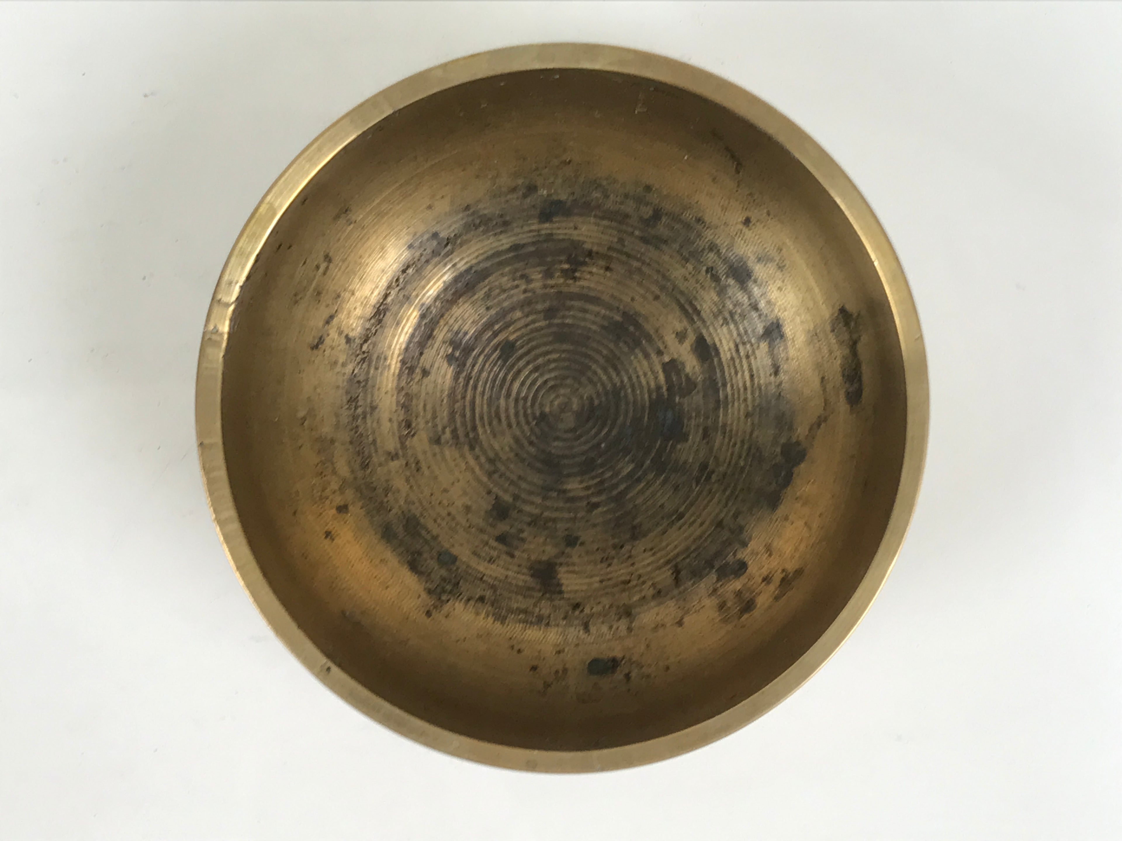 Japanese Buddhist Altar Fitting Brass Orin Bell Singing Bowl Resin Stand BA904