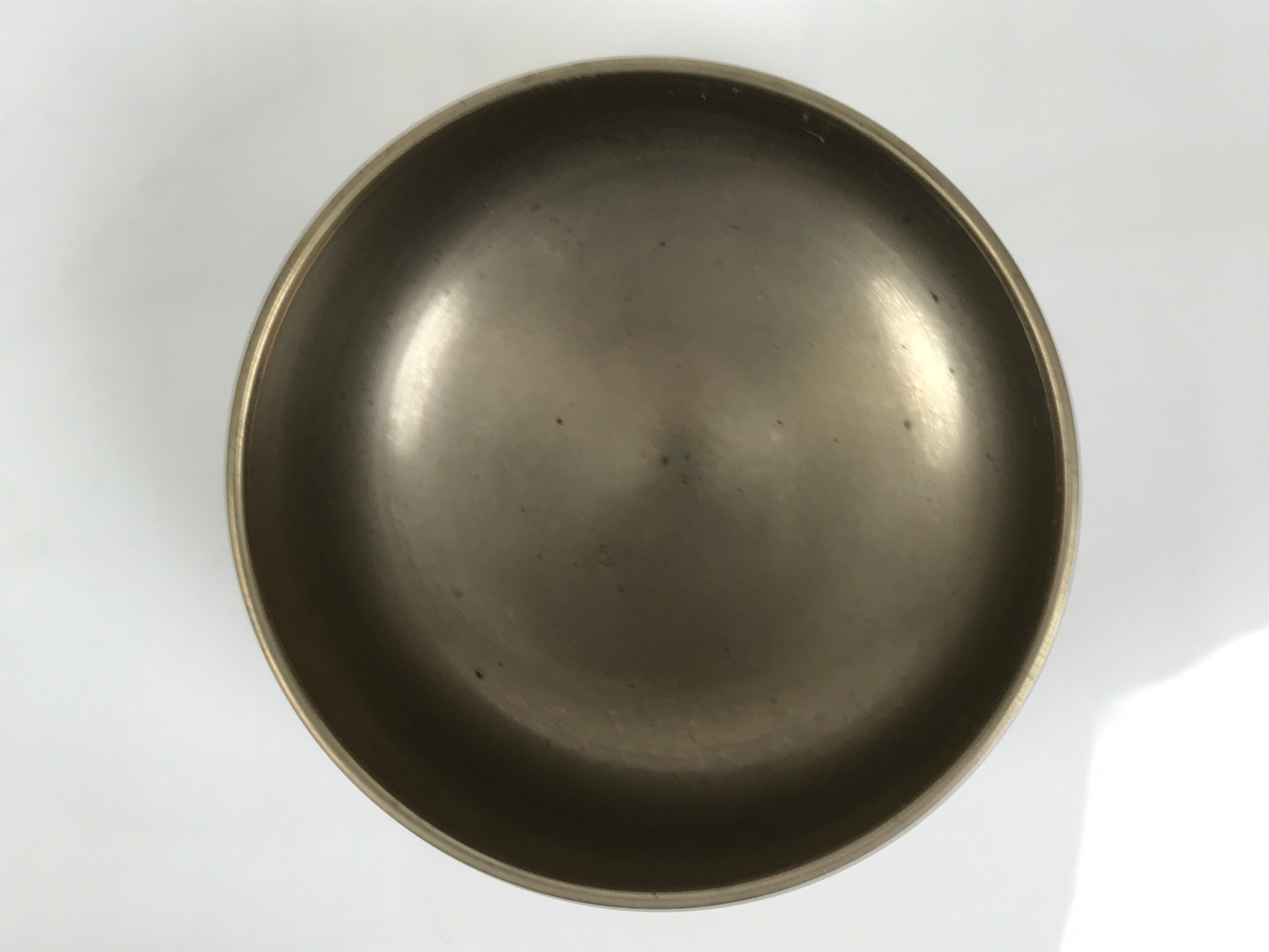 Japanese Buddhist Altar Fitting Brass Orin Bell Vtg Singing Bowl Pillow BA818