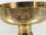 Japanese Buddhist Altar Fitting Brass Rice Offering Cup Vtg Butsugu Gold BA645