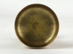 Japanese Buddhist Altar Fitting Brass Rice Offering Cup Vtg Small Gold BA210