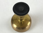 Japanese Buddhist Altar Fitting Brass Rice Offering Cup Vtg Small Gold BA210
