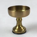 Japanese Buddhist Altar Fitting Brass Rice Offering Cup Vtg Small Gold BA210