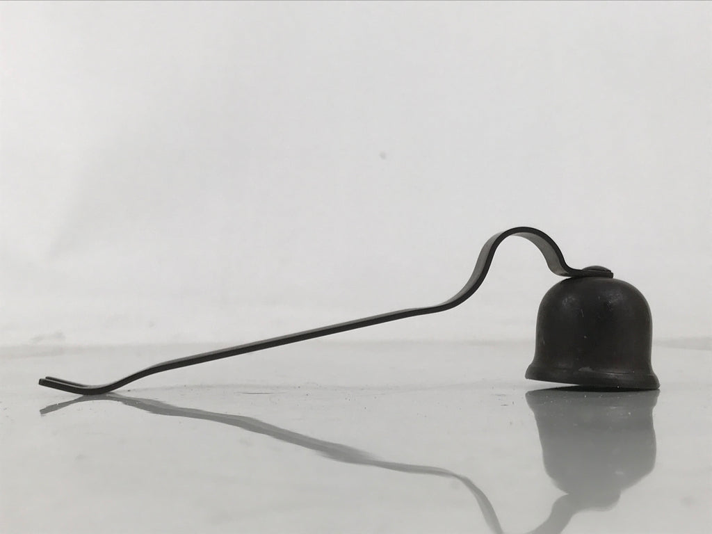 Japanese Buddhist Altar Fitting Bronze Candle Snuffer Butsugu Accessory BA652