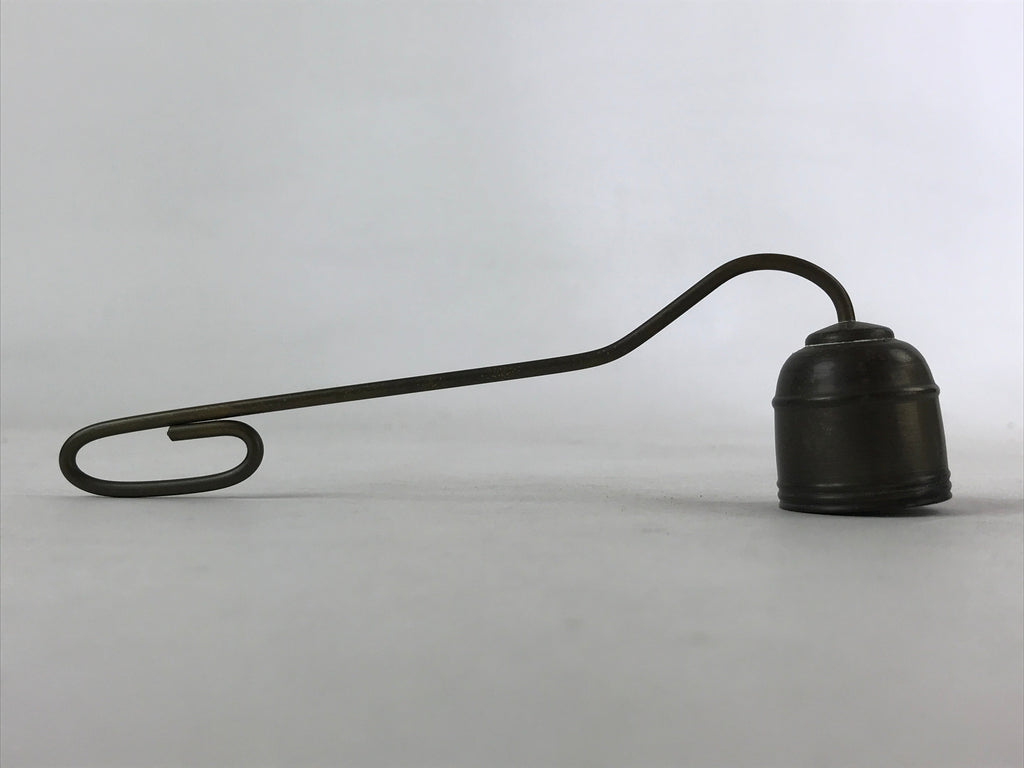 Japanese Buddhist Altar Fitting Bronze Candle Snuffer Vtg Butsugu Accessory BA88