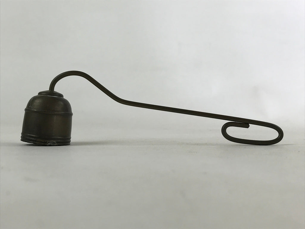 Japanese Buddhist Altar Fitting Bronze Candle Snuffer Vtg Butsugu Accessory BA88
