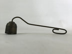 Japanese Buddhist Altar Fitting Bronze Candle Snuffer Vtg Butsugu Accessory BA88