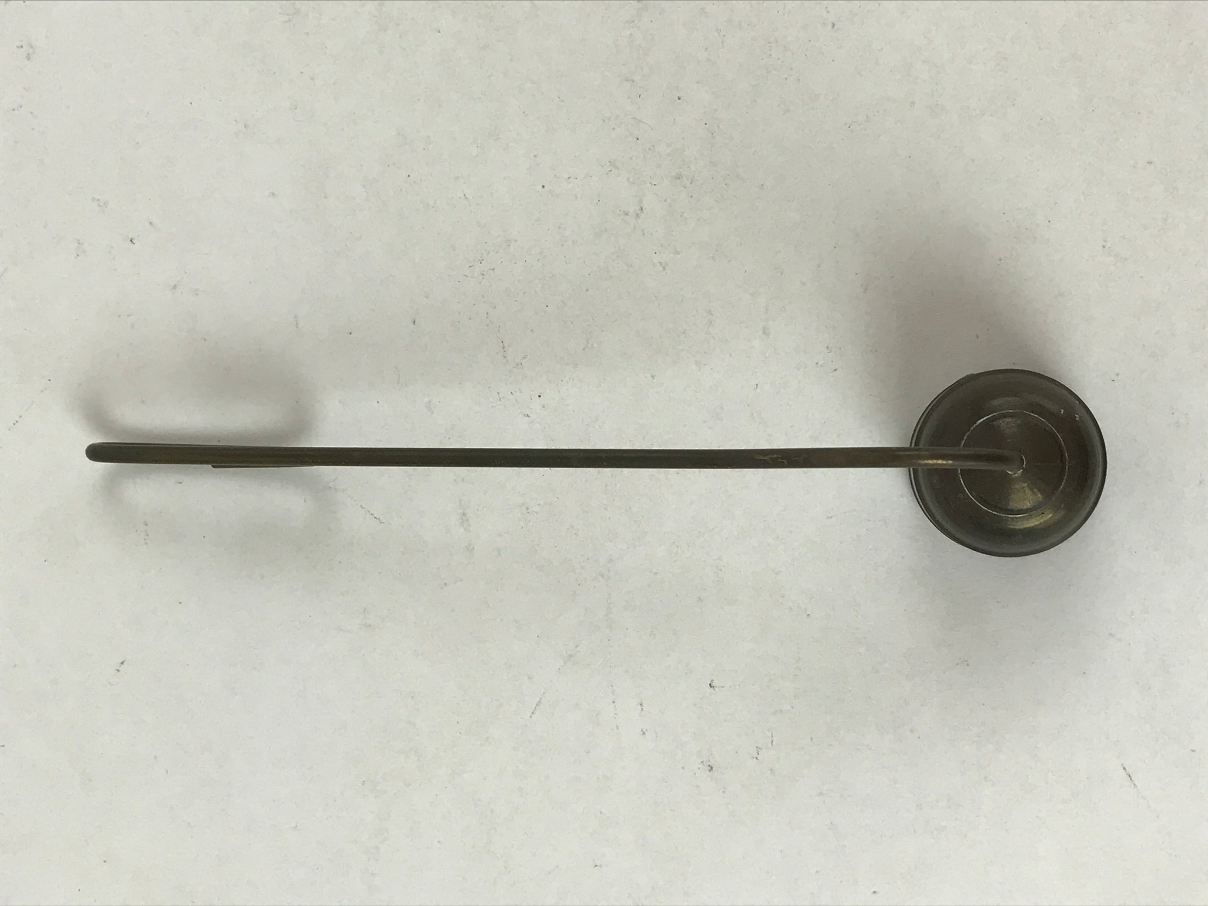 Japanese Buddhist Altar Fitting Bronze Candle Snuffer Vtg Butsugu Accessory BA88